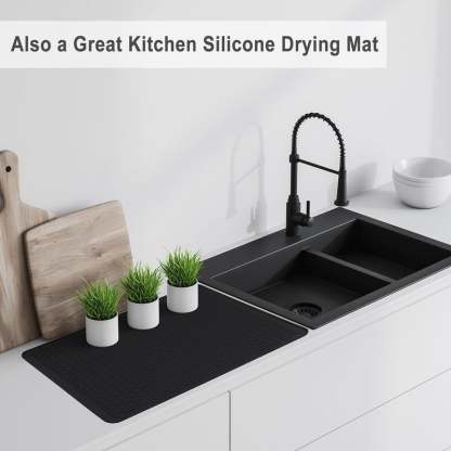 🔥Last Day 50% OFF-⏳500°F/220°C Heat-Resistant Silicone Stove Cover Mat & Utensils
