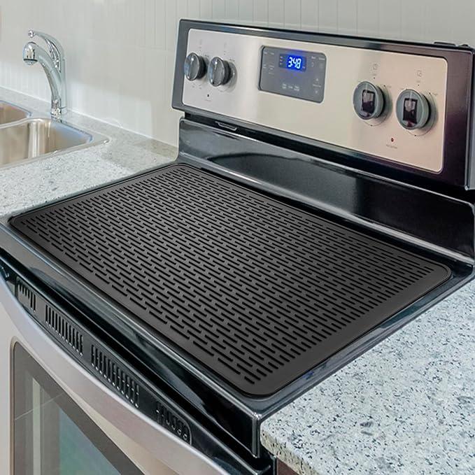 🔥Last Day 50% OFF-⏳500°F/220°C Heat-Resistant Silicone Stove Cover Mat & Utensils