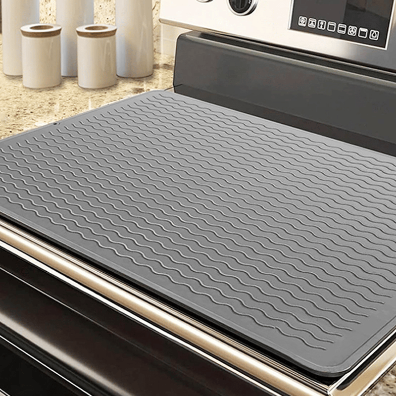 🔥Last Day 50% OFF-⏳500°F/220°C Heat-Resistant Silicone Stove Cover Mat & Utensils