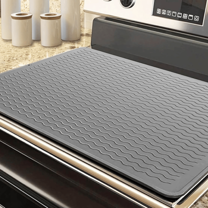 🔥Last Day 50% OFF-⏳500°F/220°C Heat-Resistant Silicone Stove Cover Mat & Utensils