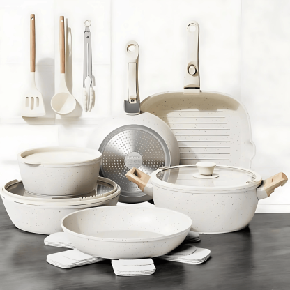 CulinaisTM Premium Detachable Cookware 12 Pcs Set