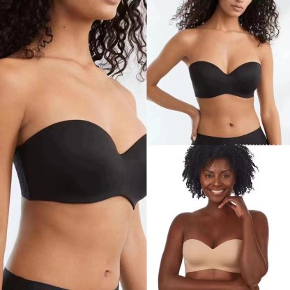 💕Full Support Non-Slip Convertible Bandeau Bra
