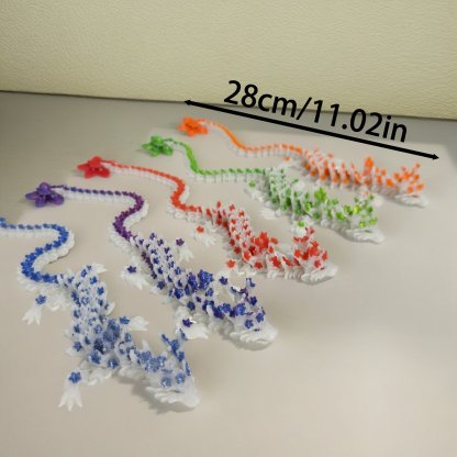 🐉 3D Printed Luminous Cherry Blossom Dragon