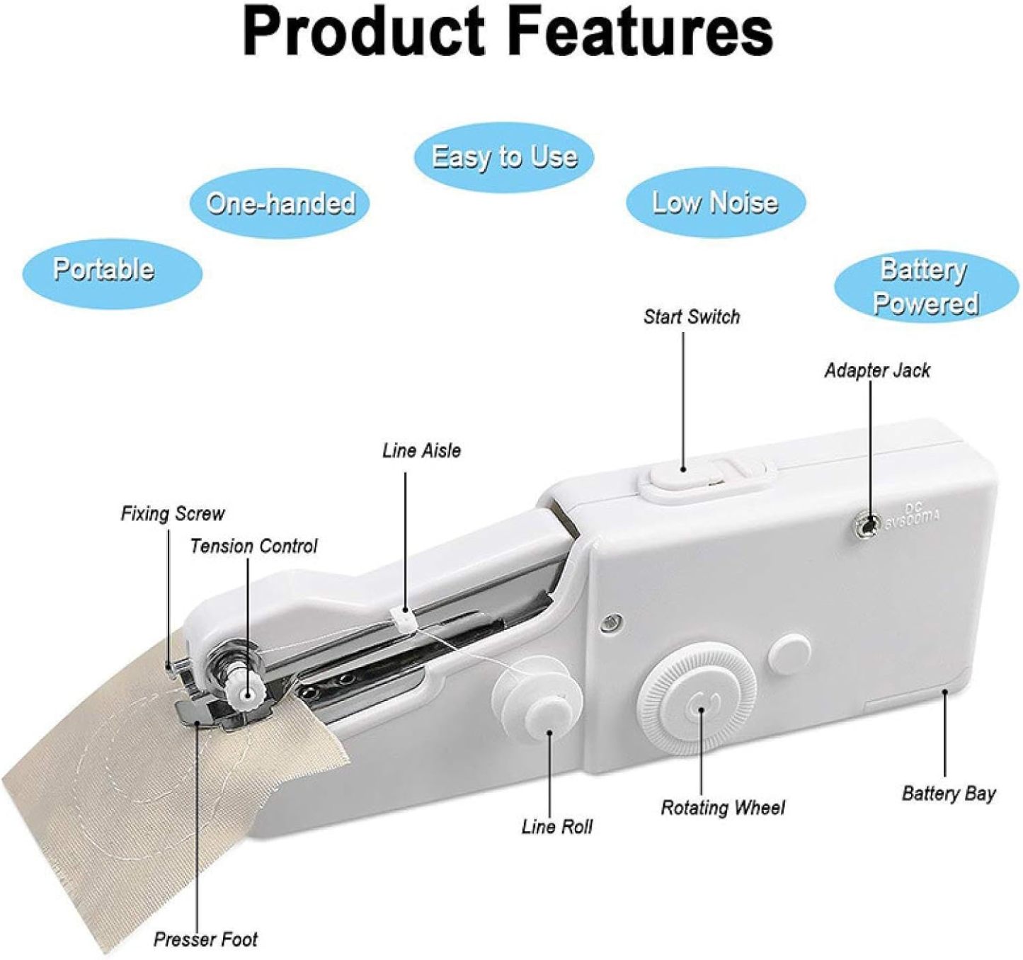 Portable Handheld Sewing Machine