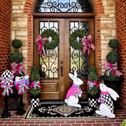 ✨Buy 2 Get 1 Free🐰Easter Hot Sale💥Artificial Bunny-Shaped Topiary Tree 35''