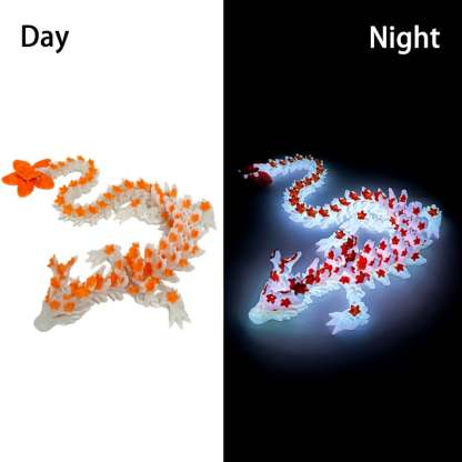 🐉 3D Printed Luminous Cherry Blossom Dragon