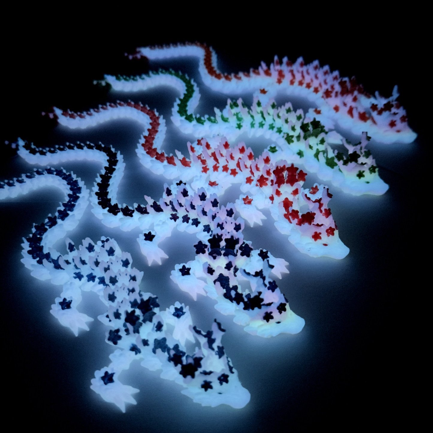 🐉 3D Printed Luminous Cherry Blossom Dragon