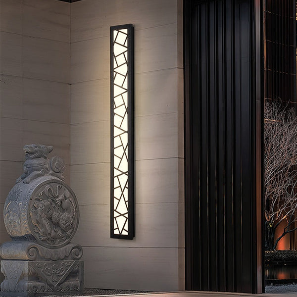 Luminate Living - Shatter - LED Outdoor Wall Light courtyard long Wall Light Modern IP65 Waterproof villa Porch Garden Wall Lamp exterior Wall LED sconces