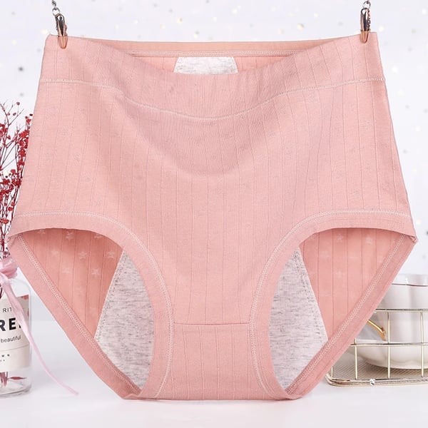 Leakproof Antibacterial Pure Cotton High Waist Plus Size Panties