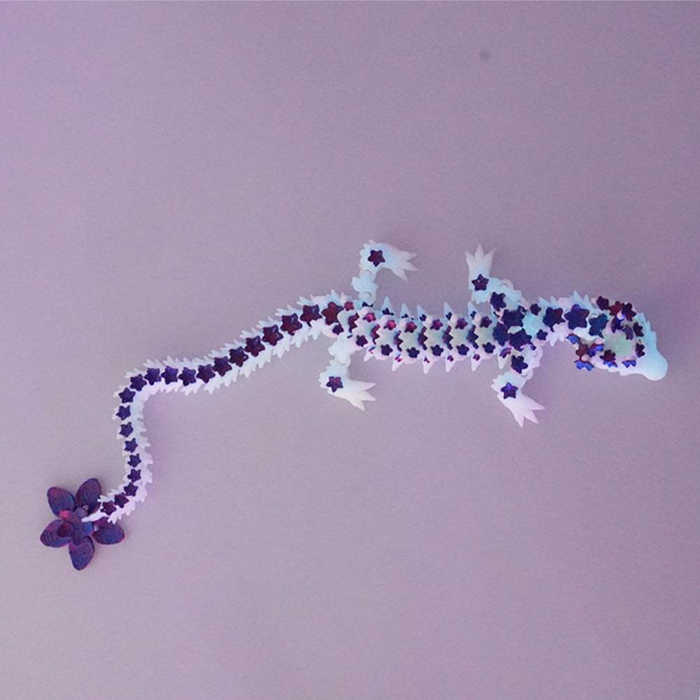 🐉 3D Printed Luminous Cherry Blossom Dragon