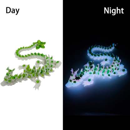 🐉 3D Printed Luminous Cherry Blossom Dragon