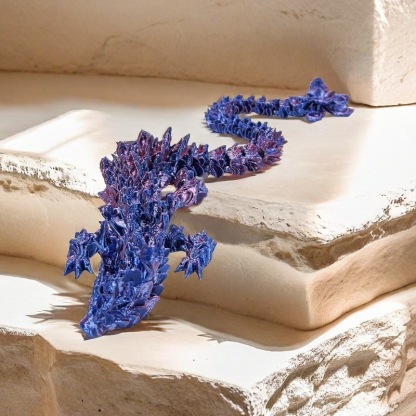 🐉 3D Printed Luminous Cherry Blossom Dragon