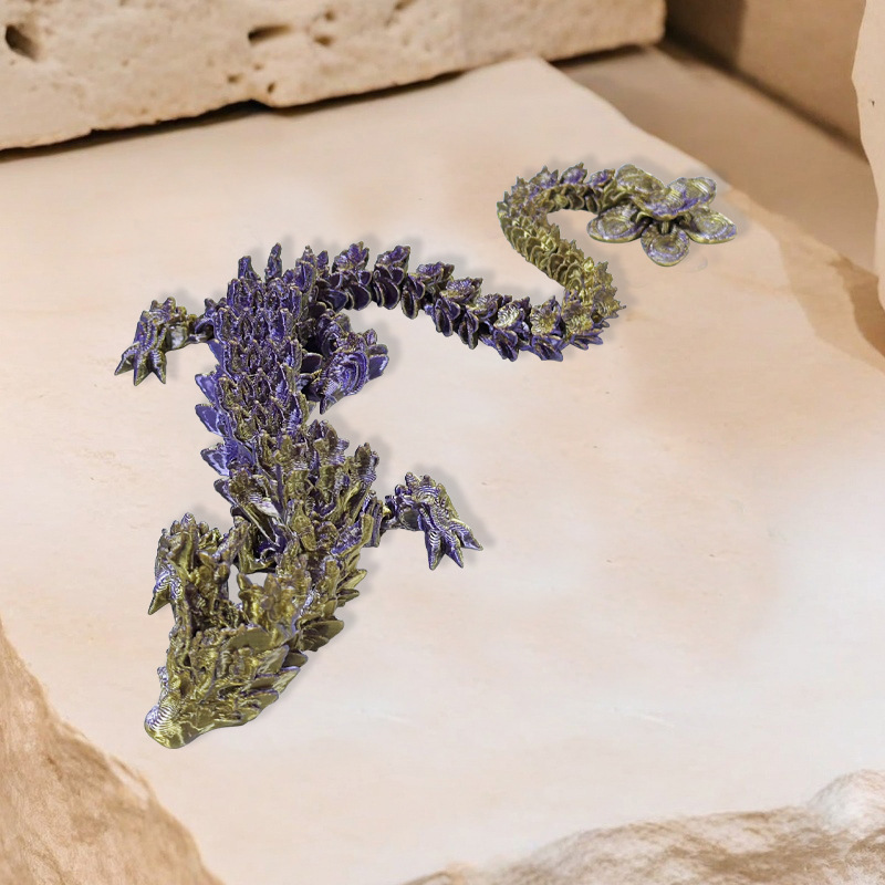 🐉 3D Printed Luminous Cherry Blossom Dragon