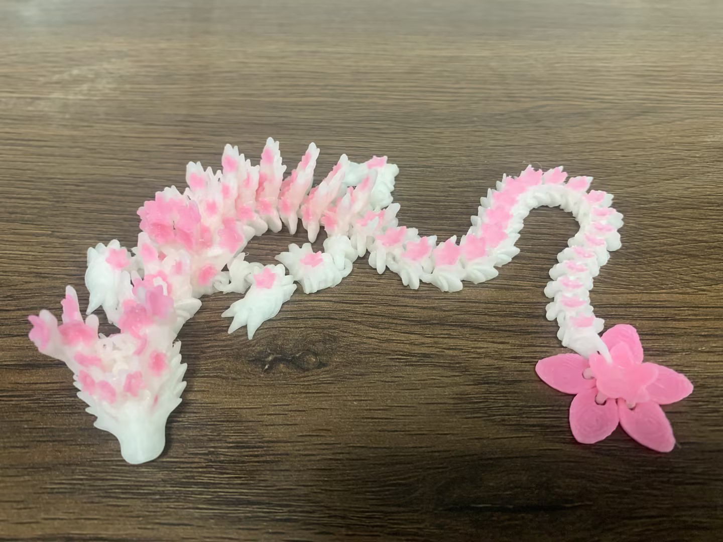 🐉 3D Printed Luminous Cherry Blossom Dragon