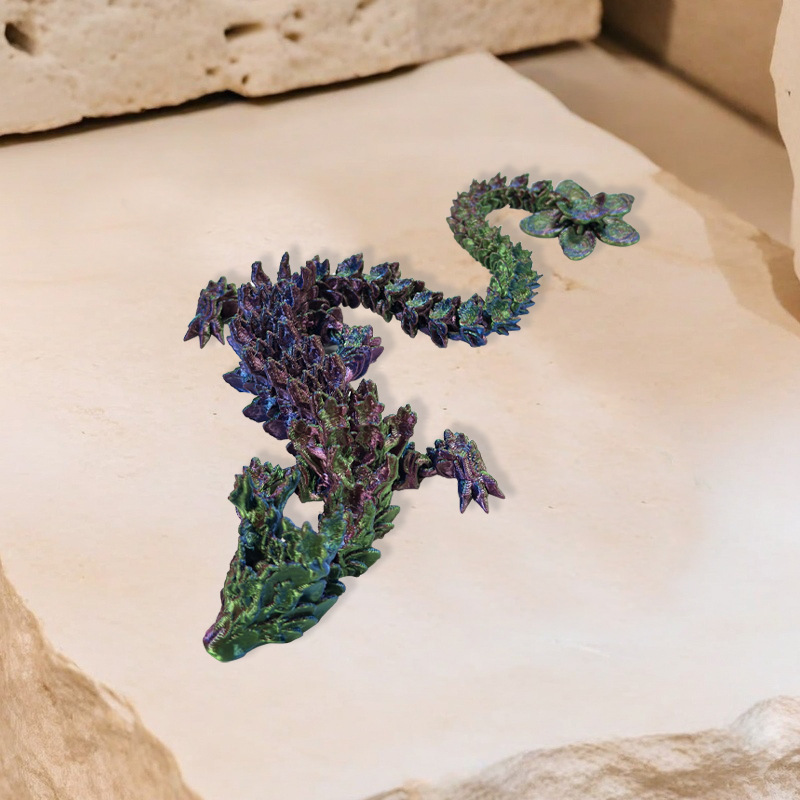🐉 3D Printed Luminous Cherry Blossom Dragon