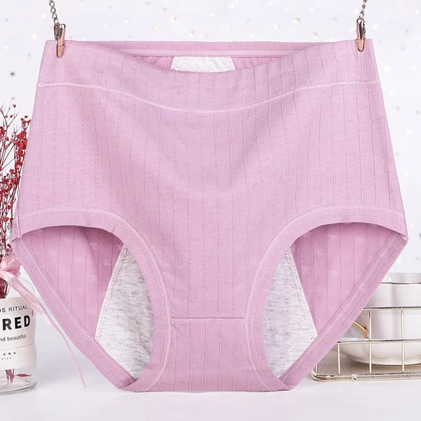 Leakproof Antibacterial Pure Cotton High Waist Plus Size Panties
