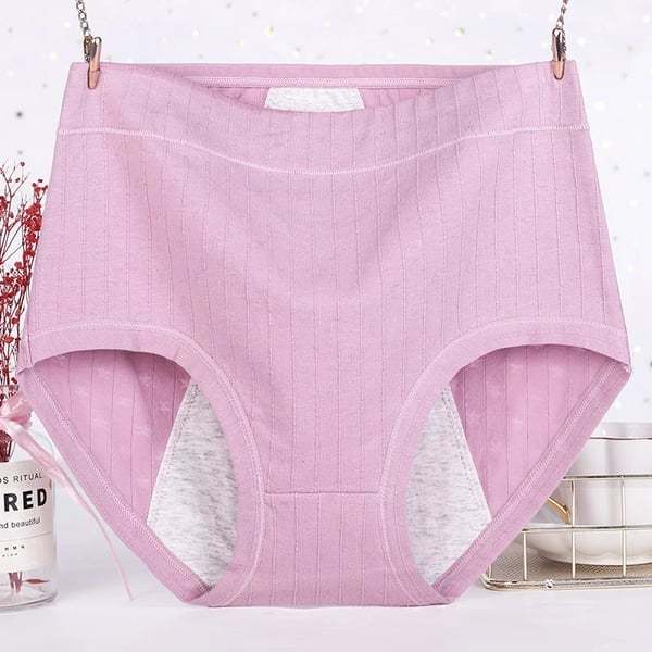 Leakproof Antibacterial Pure Cotton High Waist Plus Size Panties