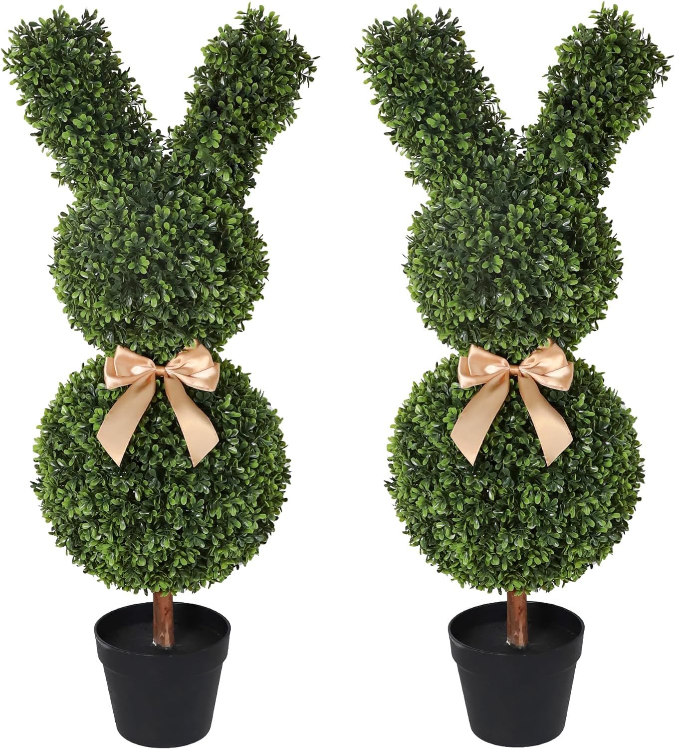 ✨Buy 2 Get 1 Free🐰Easter Hot Sale💥Artificial Bunny-Shaped Topiary Tree 35''