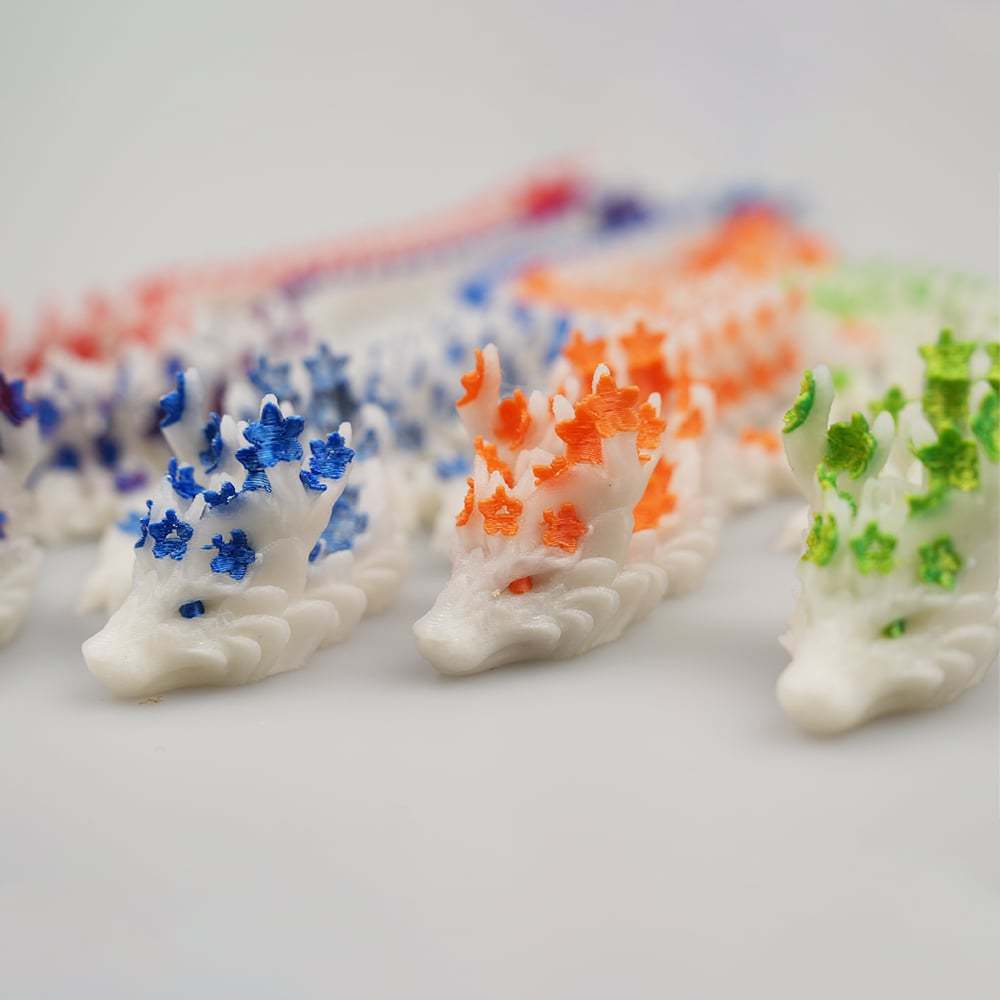 🐉 3D Printed Luminous Cherry Blossom Dragon