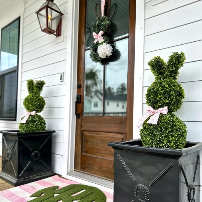 ✨Buy 2 Get 1 Free🐰Easter Hot Sale💥Artificial Bunny-Shaped Topiary Tree 35''