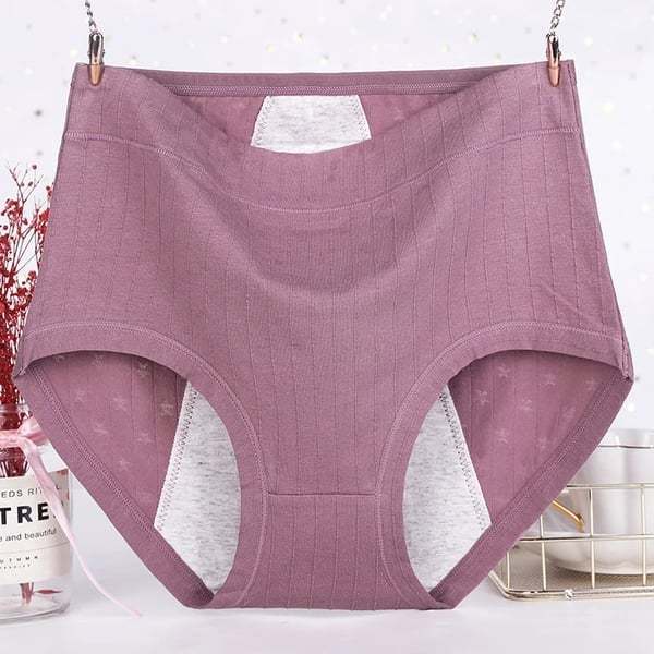 Leakproof Antibacterial Pure Cotton High Waist Plus Size Panties