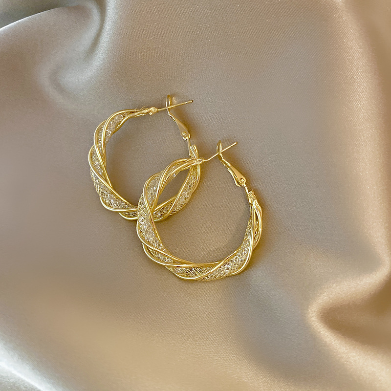 New Wrap Metal Earrings