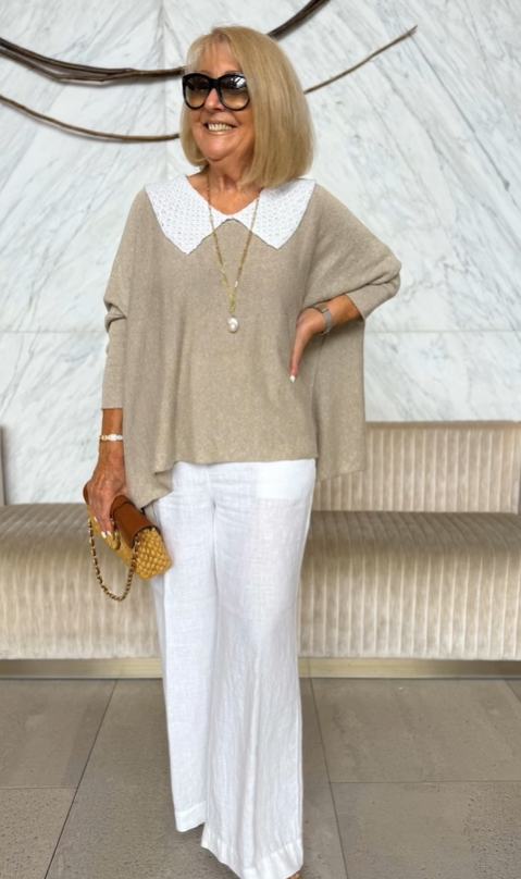 2025 new casual round neck t-shirt striped print long sleeve slim fit versatile pocket top top