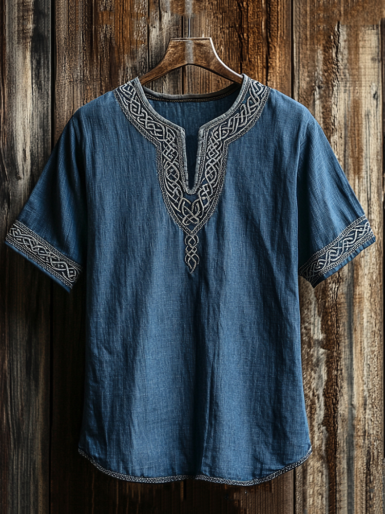 Ethnic Celtic Viking Norse Men's Golf Shirts
