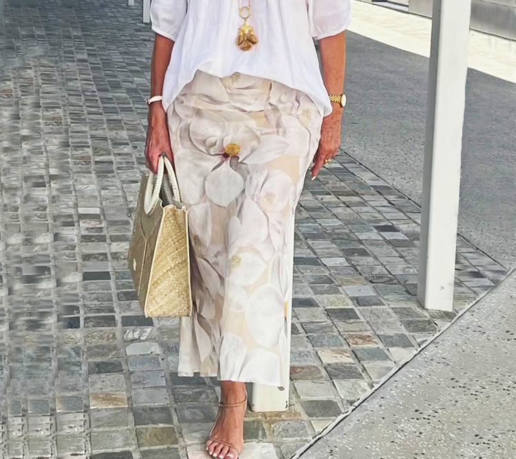 Summer Elegant Skirt Suit