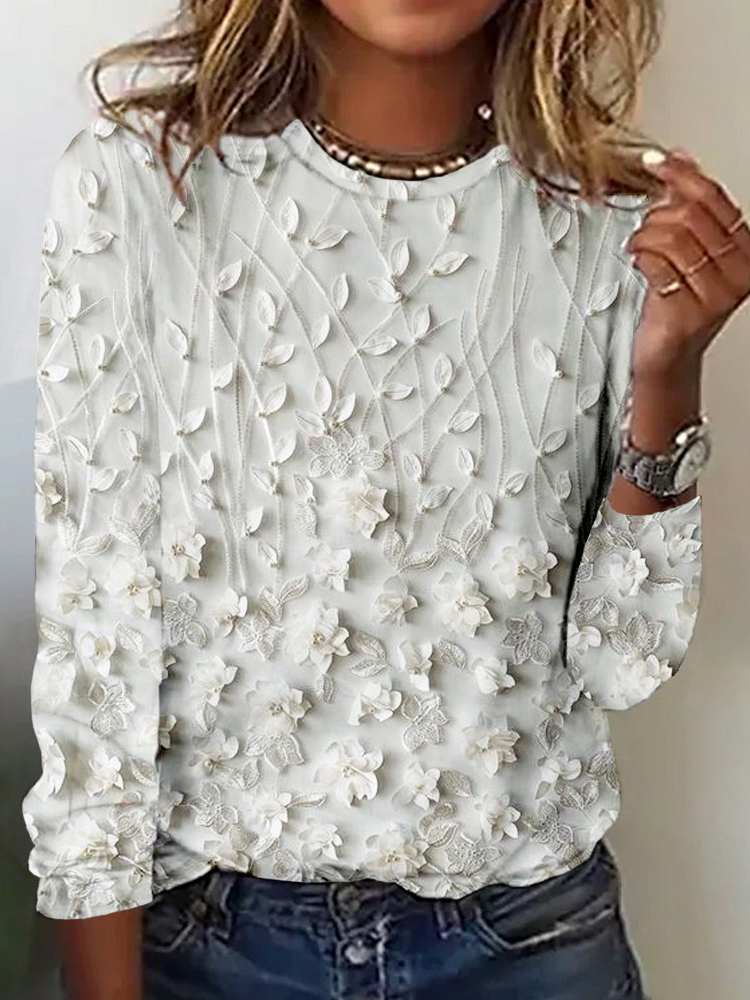 T-Shirt Skirt Vintage Printed Green Tradition Embroidery Lapel main image 0