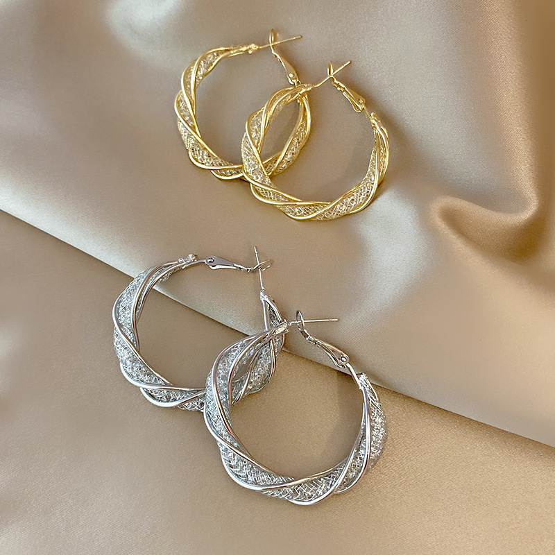 New Wrap Metal Earrings