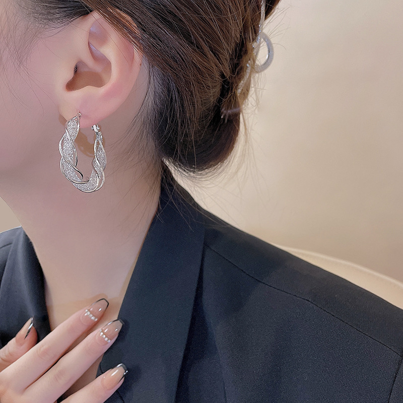 New Wrap Metal Earrings