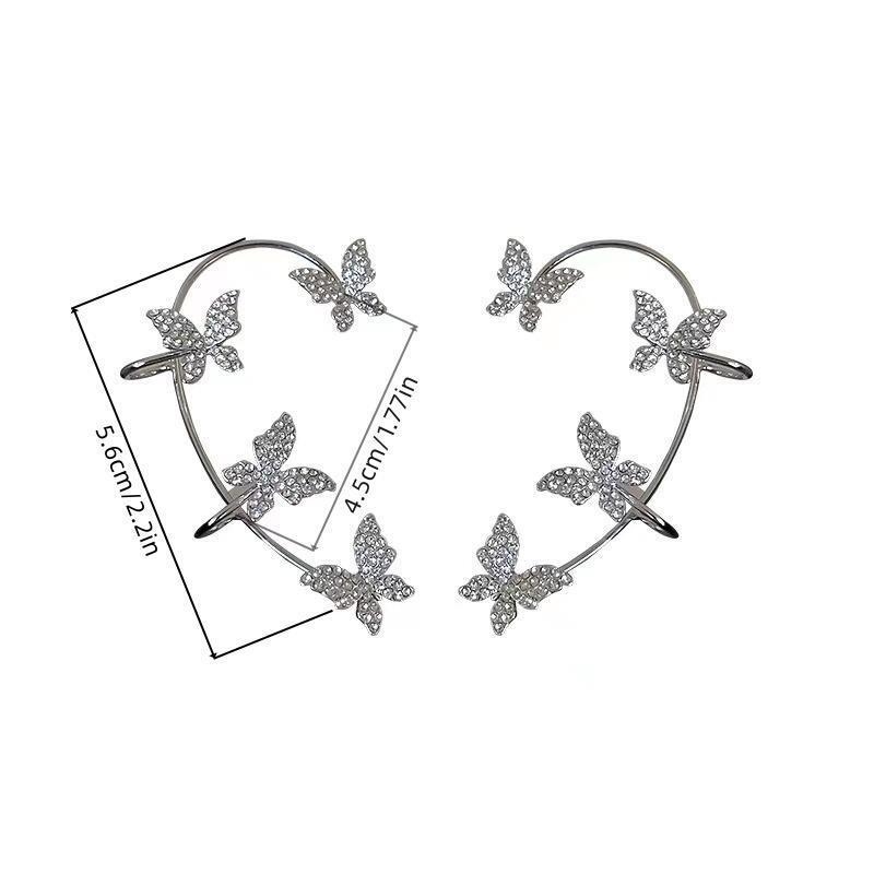 Diamond Butterfly Earrings