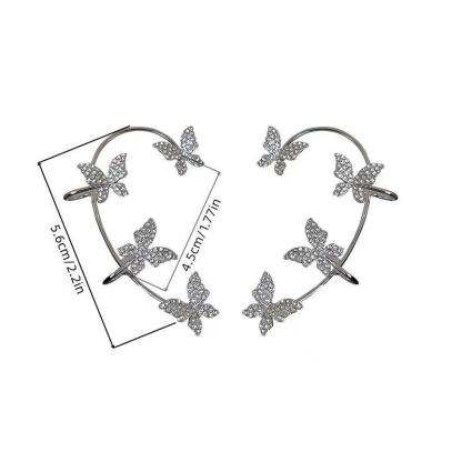 Diamond Butterfly Earrings