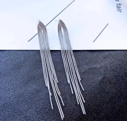 Long tassel earrings