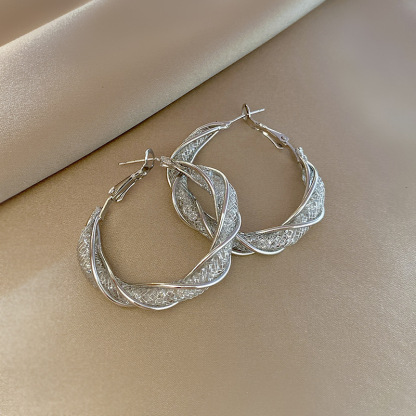 New Wrap Metal Earrings