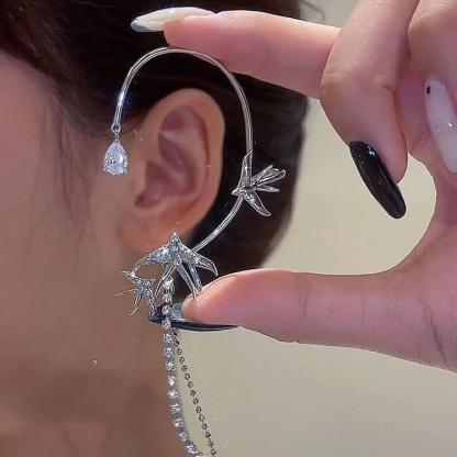 Floating Swallow Earrings