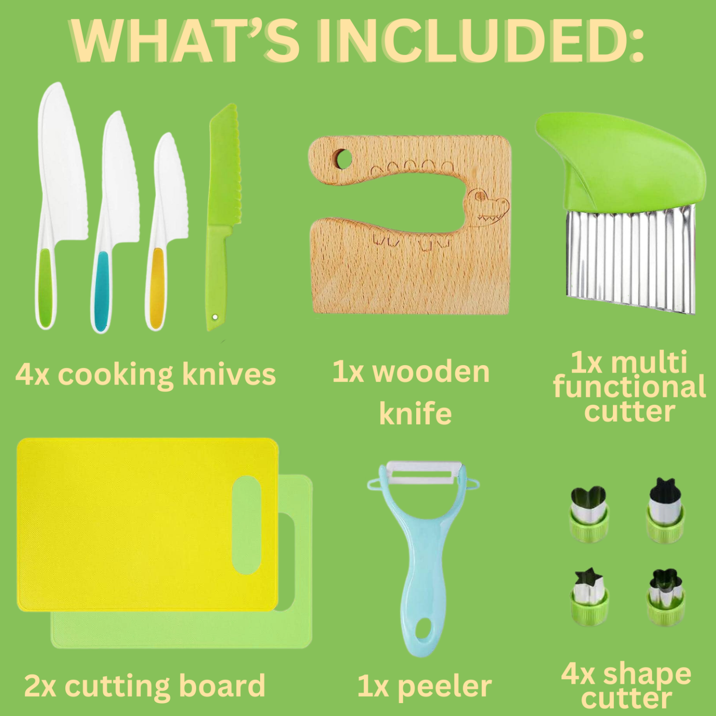 children-safe kitchen set (13pcs)