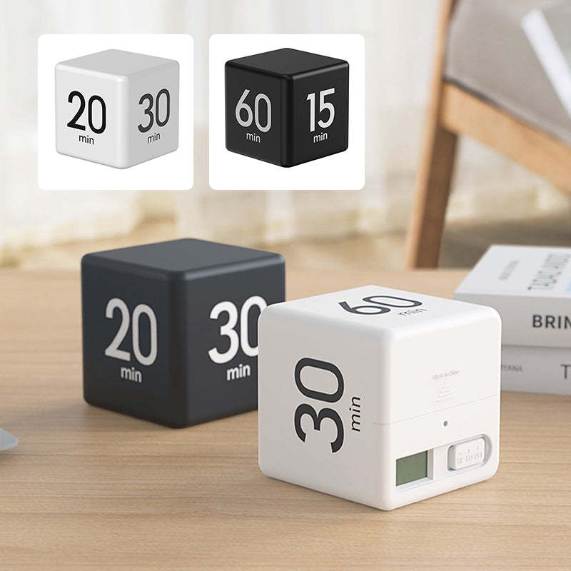 Cube Timer for Time Management and Countdown Settings