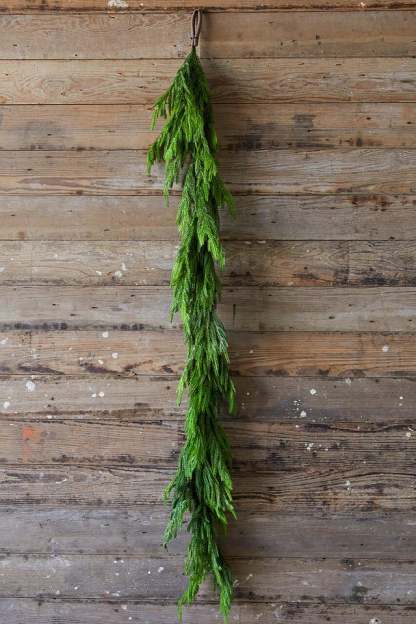 ✨Natural Christmas Greenery - Real Touch Norfolk Pine Garland🎄
