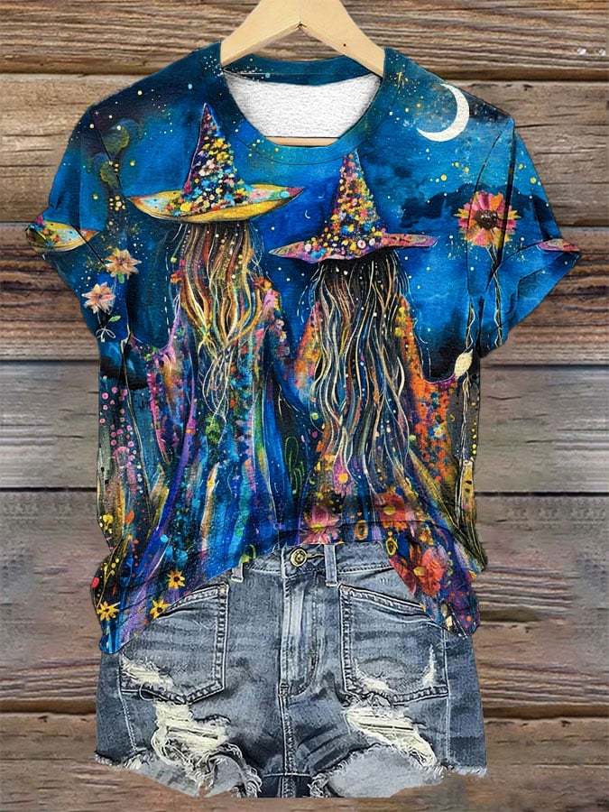 Womens Midsummer Witches Gather T-Shirt