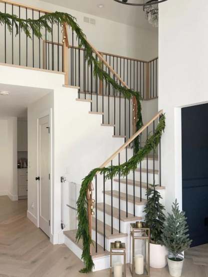 ✨Natural Christmas Greenery - Real Touch Norfolk Pine Garland🎄