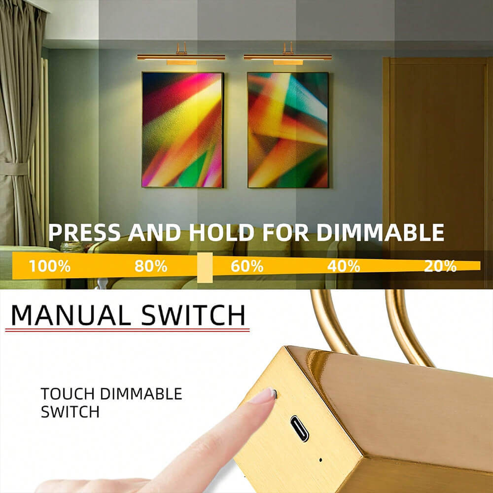 Wireless Rechargeable Gallery Wall Light