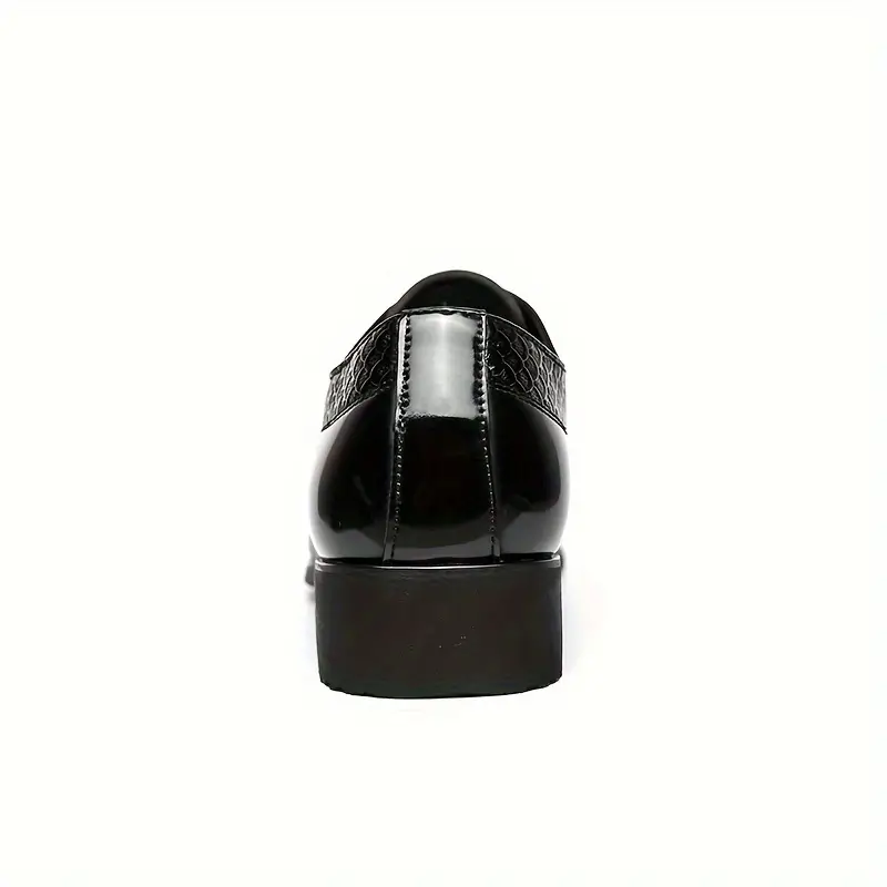 plain toe derby shoes men s solid colour comfy non slip details 3