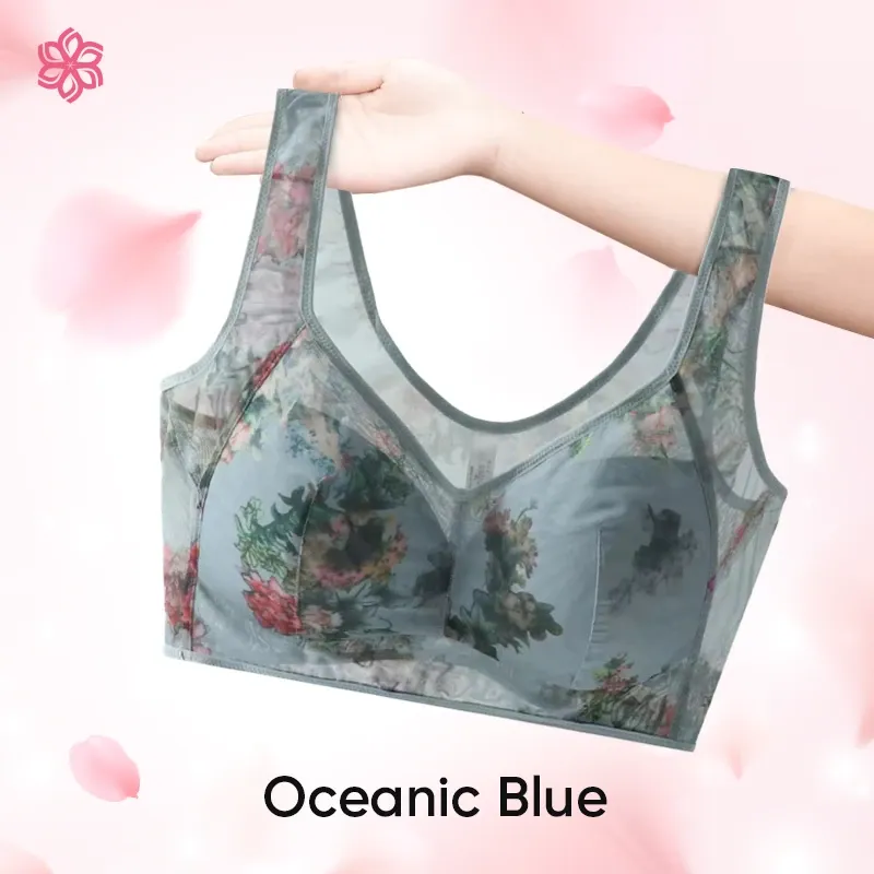 💕BUY 1 GET 3 Packs🏆ElleBloom - Ice Silk Lace Cooling Comfort Bra