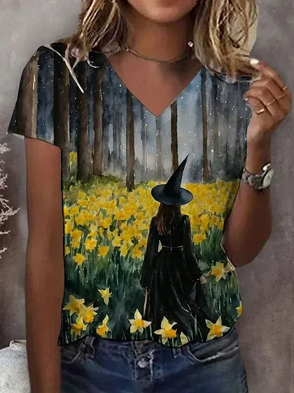 Womens Midsummer Witches Gather T-Shirt