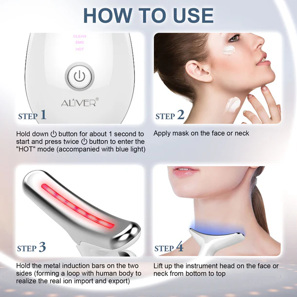 💥Latest Hot Sale💥3 in 1 Neck and Face Beauty Massager
