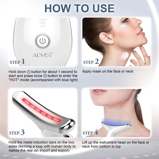 💥Latest Hot Sale💥3 in 1 Neck and Face Beauty Massager