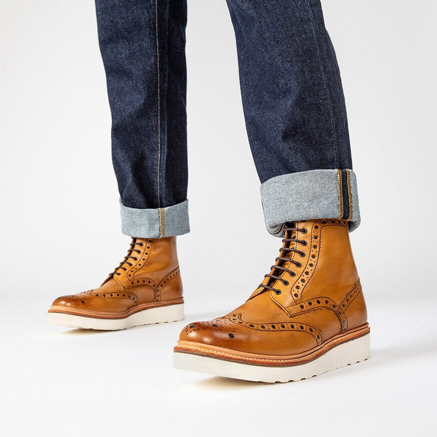 Handmade Men's Wing Tip Oxford Shoes | Light Brown Suede Shoe | Dress Leather Shoes | Elegant Designer Casual Shoes