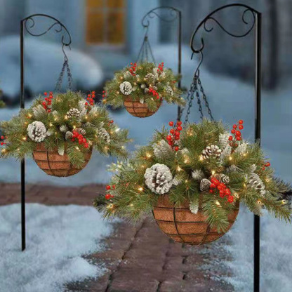 🎄Early Christmas Sale🔥Pre-lit Artificial Christmas Tree Feel Real Urn Filler